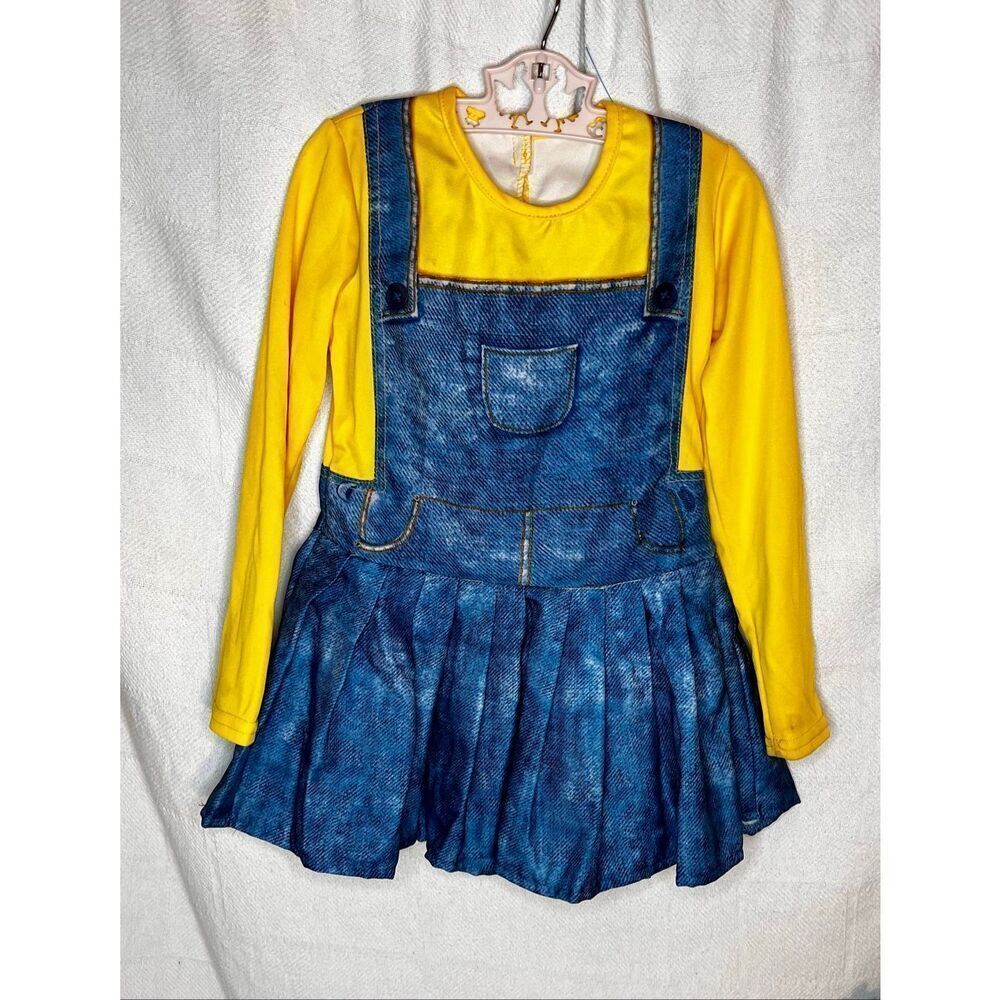 Female Minions Costume Child Size Small Dress Only